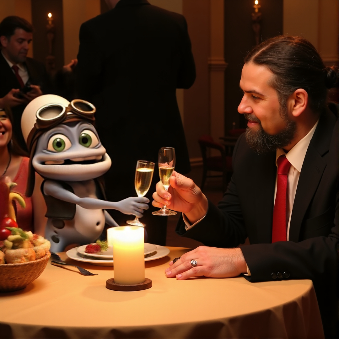 Seb en date avec Crazy Frog
